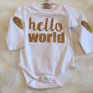 Baby Hello World Onesie
